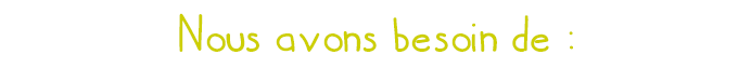 besoins