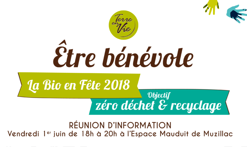 Réunion d’information bénévoles pour le Foire Bio 2018 Réunion d’information bénévoles pour le Foire Bio 2018