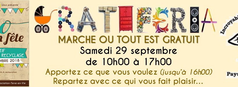 Une GRATIFERIA à « La Bio en Fête » de Muzillac Une GRATIFERIA à « La Bio en Fête » de Muzillac
