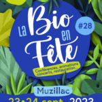 Affiche Foire BIO - La bio en Fête de Mu zillac 2023