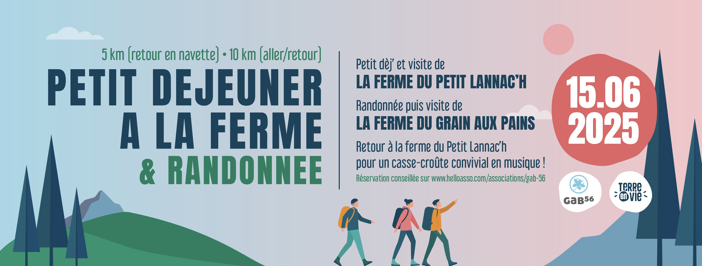 affiche Petit déjeuner à la ferme sur Muzillac